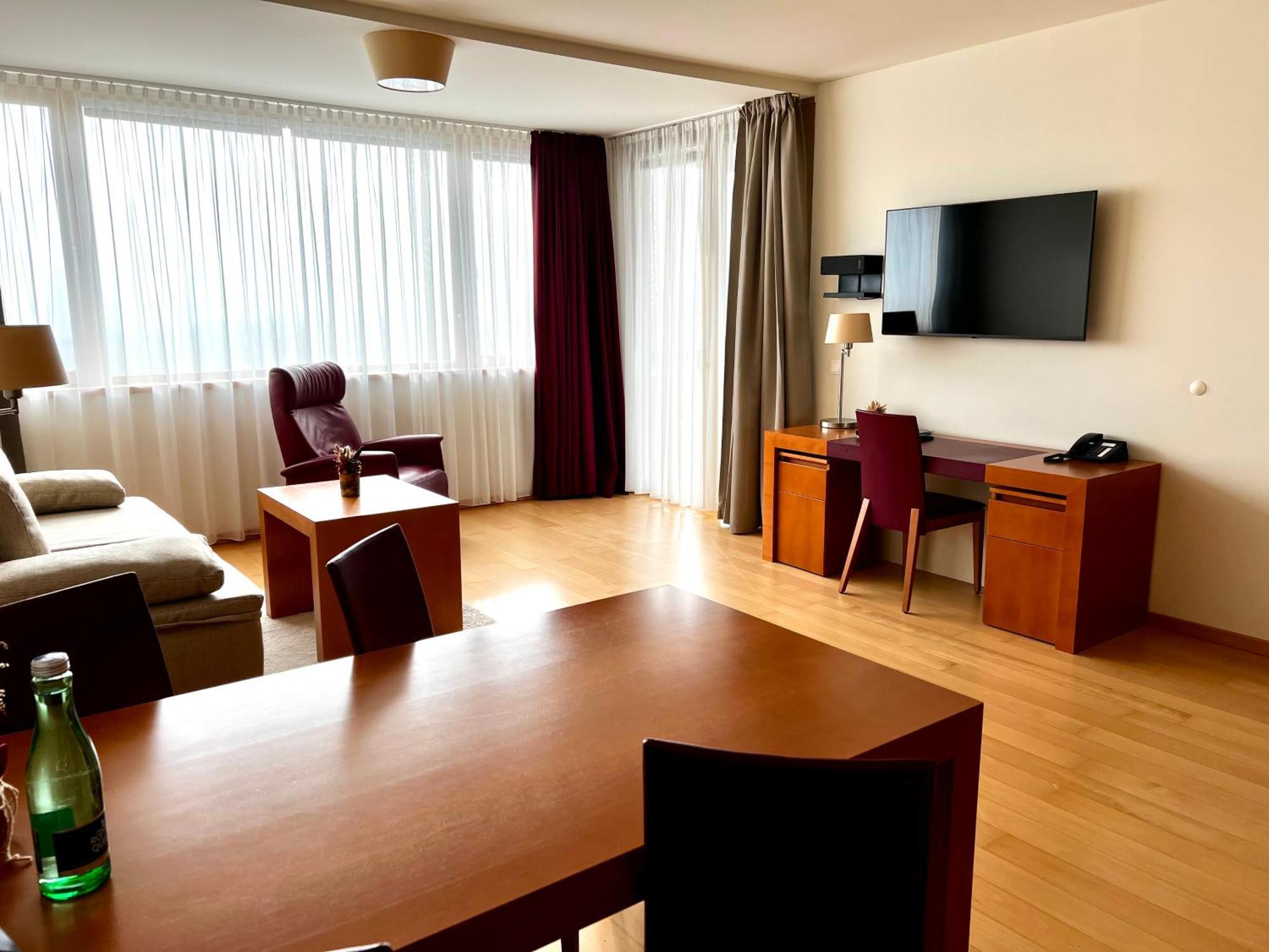 Golf & Relax Apartment Mit 4*S-Anbindung บาดวัลเทอร์สดอร์ฟ ภายนอก รูปภาพ